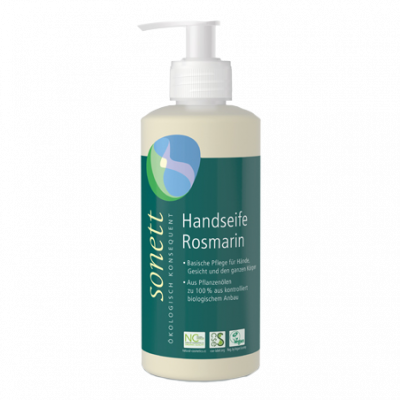 Handseife Rosmarin - Spender (300ml)